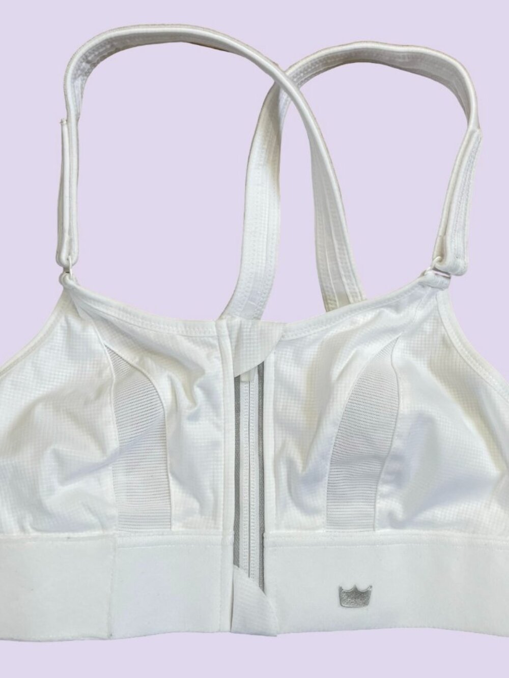 NWOT SHEFIT Ultimate High Impact Sports Bra White Small with Padding